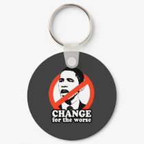 ANTI-OBAMA / CHANGE FOR THE WORSE keychains by antiobama ANTI-OBAMA / CHANGE FOR THE WORSE keychains