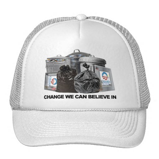 Anti Obama Change We Can Believe In Mesh Hat