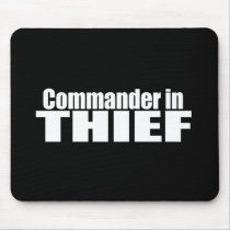 Anti-Obama - commander in thief 2 Mousepads