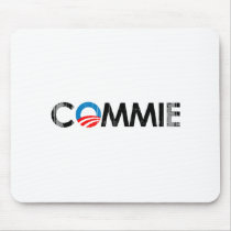 ANTI-OBAMA - COMMIE BLACK- Faded.png mousepads