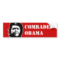 ANTI-OBAMA / COMRADE OBAMA BUMPERSTICKER