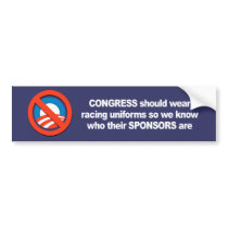 ANTI-OBAMA- Congress should wear uniforms bumper stickers by antiobama ANTI-OBAMA- Congress should wear uniforms bumper stickers