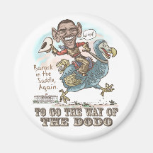 Anti-Obama Dodo Extinction 2012 Refrigerator Magnets