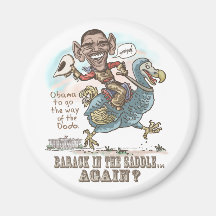 Anti-Obama Dodo Extinction 2012 Refrigerator Magnets