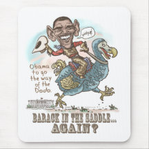 Anti-Obama Dodo Extinction 2012 Mouse Pads