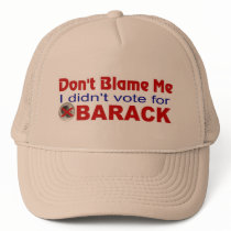 ANTI-OBAMA  DON'T BLAME ME hats
