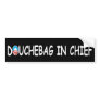 Anti Obama,douchebag Obama Bumper Sticker
