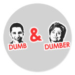 Anti-Obama - Dumb and Dumber Stickers