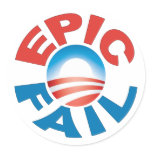 Anti-Obama Epic Fail stickers