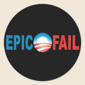 Anti-Obama Epic Fail stickers