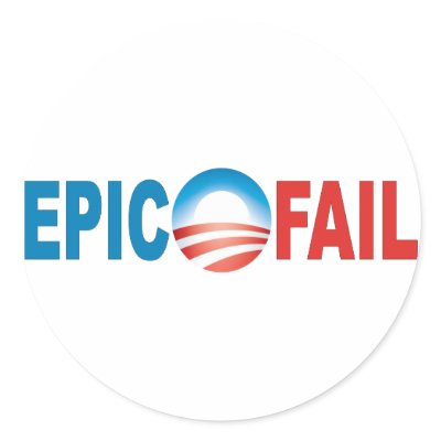 Anti-Obama Epic Fail stickers by Patriot_Resistance