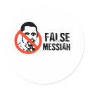 ANTI-OBAMA: FALSE MESSIAH stickers