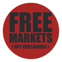 Anti-Obama - Free Markets not Freeloaders stickers by antiobama Anti-Obama - Free Markets not Freeloaders stickers