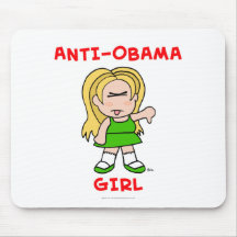 anti-obama girl png mousepad