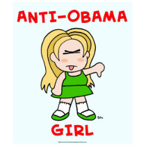 Anti-Obama Girl t-shirts