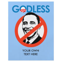 Anti-Obama - GODLESS flyers by antiobama Anti-Obama - GODLESS flyers