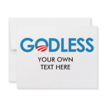Anti-Obama - GODLESS invitations by antiobama Anti-Obama - GODLESS invitations