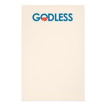 Anti-Obama - GODLESS Personalized Stationery