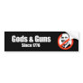 Anti-Obama - gods and guns since 1776 Bumper Stickers