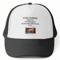 anti obama government spending trucker hats