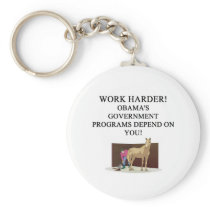 anti obama government spending keychain