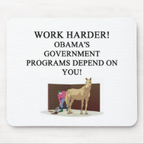 anti obama government spending mouse mat