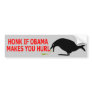 Anti Obama honk Bumper Sticker