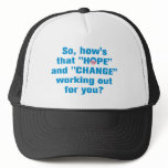 Anti Obama "Hope" and "Change" hats