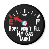 Anti Obama - Hope on Empty Fridge Magnet