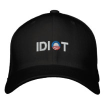 ANTI-OBAMA - IDIOT embroidered hats by antiobama ANTI-OBAMA - IDIOT embroidered hats