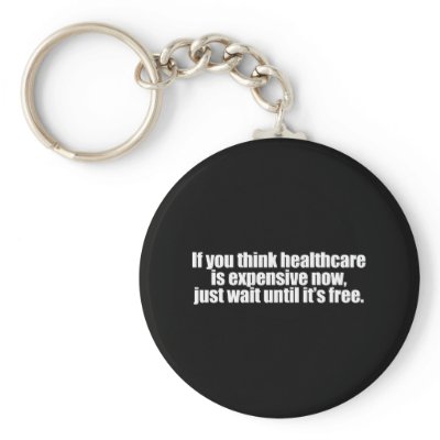 Anti-Obama - if you think healthcare is expensive  Keychain by antiobama