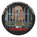 Anti Obama in Prison stickers