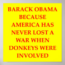 anti obama joke poster