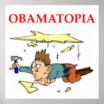 anti obama joke print