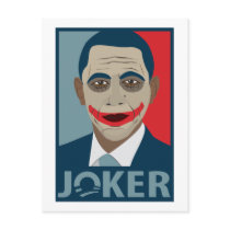 Anti-Obama Joker Postcards