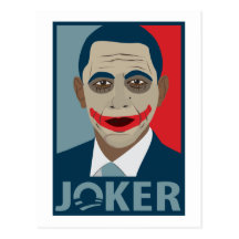 Anti-Obama Joker Postcards