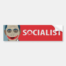 Anti-Obama Joker Socialist Bumper Stickers