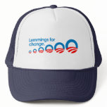 Anti-Obama - Lemmings for change Trucker Hat
