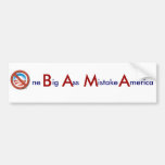 anti obama logo, One Big Ass Mistake America Bumper Stickers