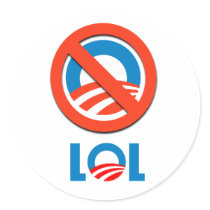 Anti-Obama - LOL Stickers