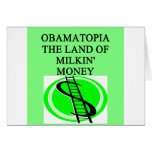 anti obama money joke greeting card