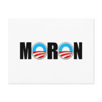 Anti Obama moron Postcards