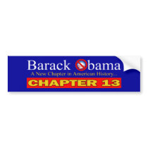 Anti-Obama - New Chapter...Bankruptcy Bumper Stickers