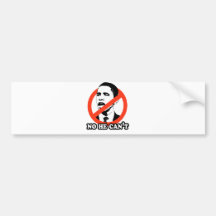 ANTI-OBAMA / NO HE CAN'T T-SHIRT BUMPER STICKER