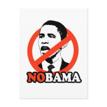 ANTI-OBAMA / NOBAMA T-SHIRT postcards