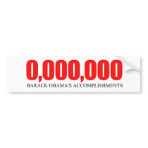 Anti-Obama - Obama Accomplishments 2 bumper stickers by antiobama Anti-Obama - Obama Accomplishments 2 bumper stickers