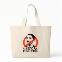 ANTI-OBAMA / OBAMA SCARES ME bags