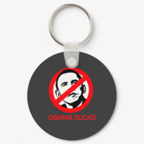 Anti-Obama - Obama Sucks keychains