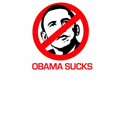 Anti-Obama - Obama Sucks Tee Shirt