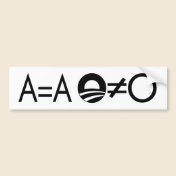 Anti-Obama Objectivist bumper sticker